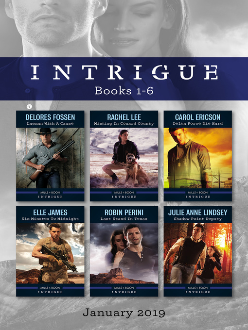Title details for Lawman with a Cause / Missing in Conard County / Delta Force Die Hard / Six Minutes to Midnight / Last Stand in Texas / Shadow Point Deputy by Carol Ericson - Available